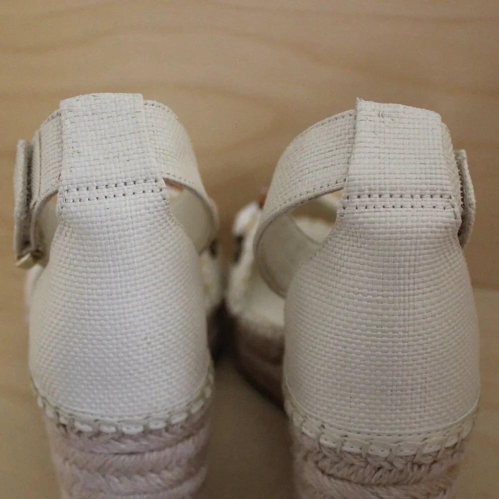 Franco Sarto Clemens Espadrille Shell Wedge Sandal - Picture 10 of 11